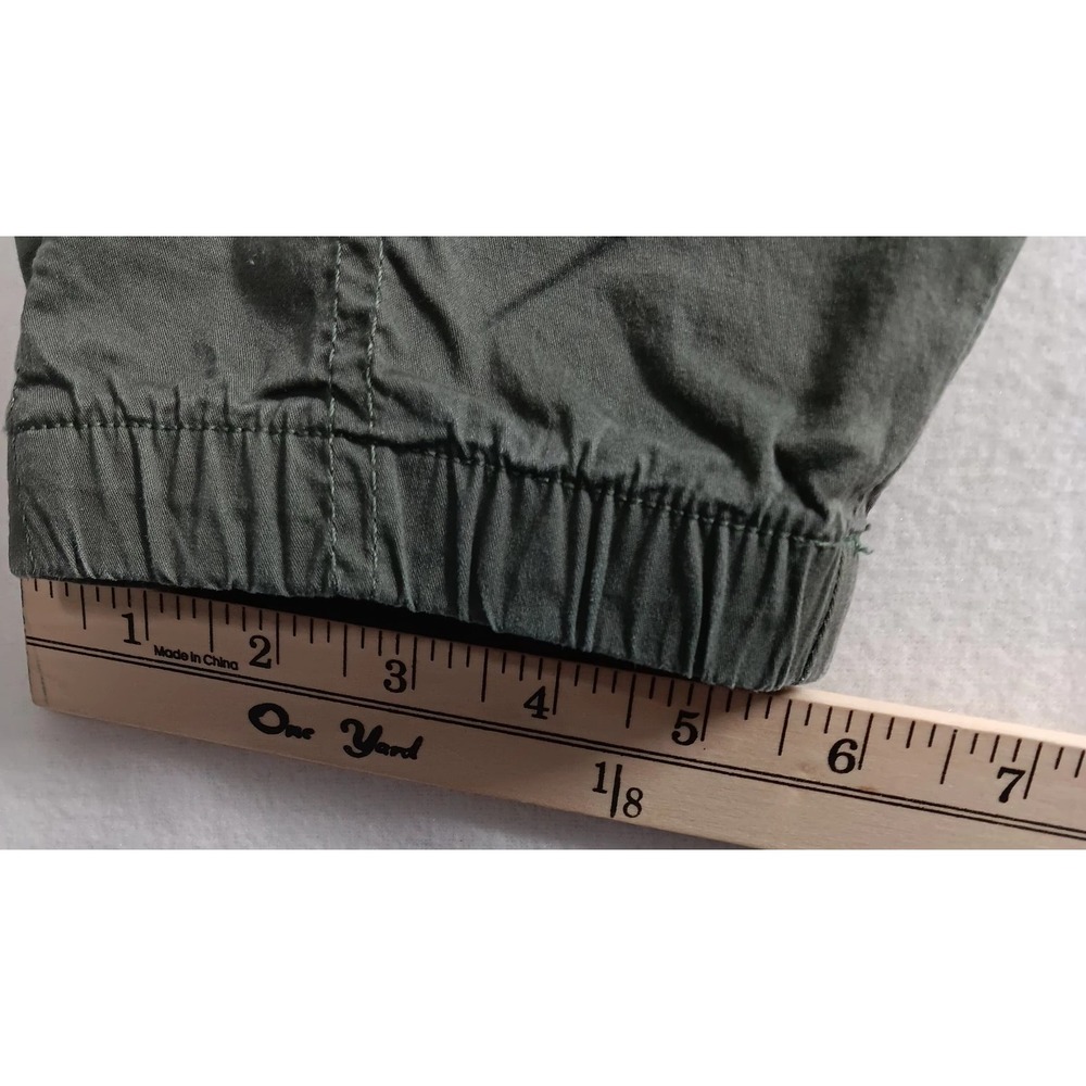 Eddie Bauer Women Pants Size 8 Mility Green Cargo Capri‎ Hiking Cotton Blend - Picture 11 of 11